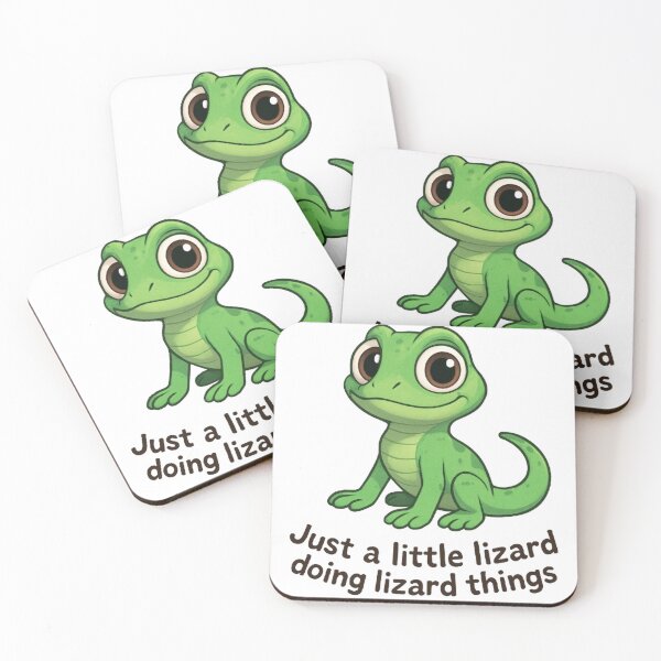 Item preview, Elio Lizard "Just a Little Lizard Doing Lizard Things" - Relaxed Meme Graphic designed and sold by Amelia Design.