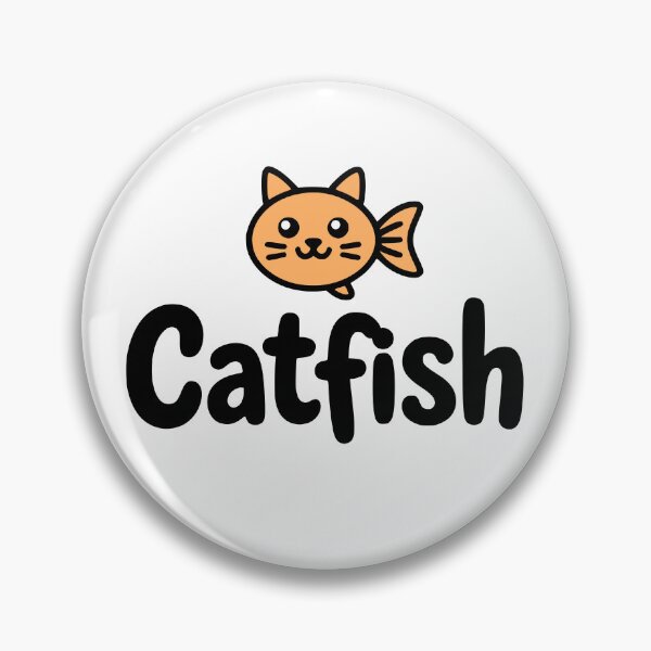 Item preview, Catfish! Cute Cat Fish Pun designed and sold by PMCreative.