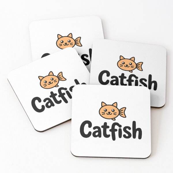 Item preview, Catfish! Cute Cat Fish Pun designed and sold by PMCreative.