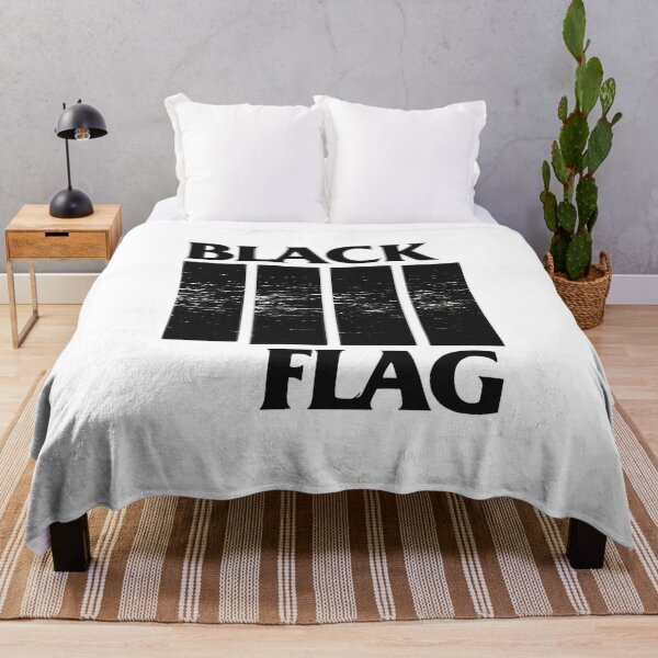 Item preview, Black Flag Logo with Grunge Texture designed and sold by loccotown168.