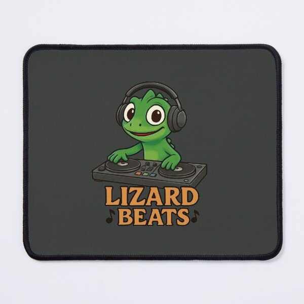 Item preview, Elio Lizard "Lizard Beats" - DJ Meme Graphic designed and sold by Amelia Design.