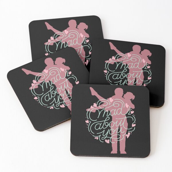 Item preview, Couple with Quote Mad About You Love Art designed and sold by ArtsyExplorer.