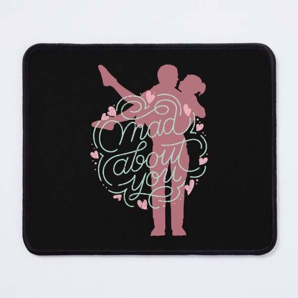 Item preview, Couple with Quote Mad About You Love Art designed and sold by ArtsyExplorer.
