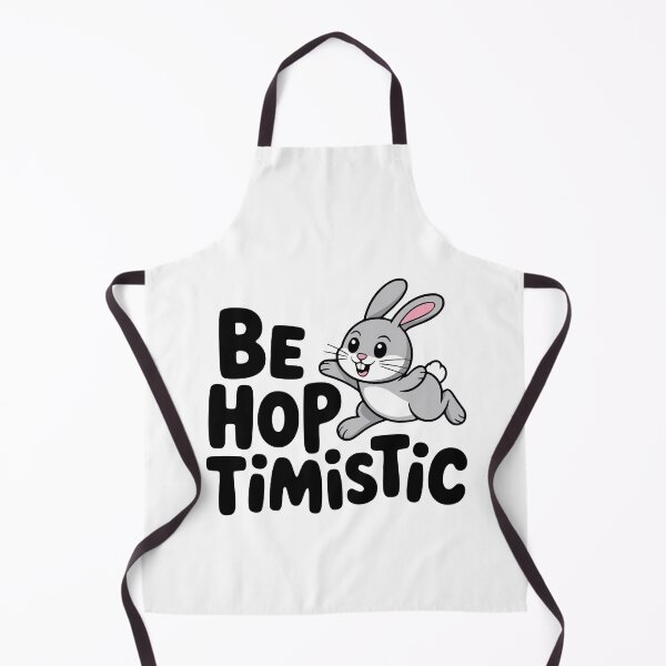 Item preview, Be Hoptimistic! Cute Rabbit Pun designed and sold by PMCreative.
