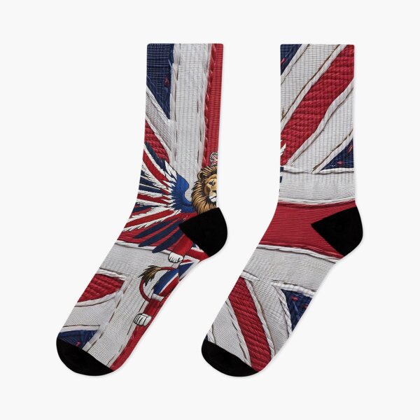 Item preview, British Lion Union Jack Patriotic Art designed and sold by ArtDesignTp.