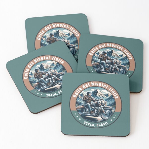 Item preview, Nivolet Pass Italy Vintage Motorcycling Design designed and sold by CynthiaGraphics.