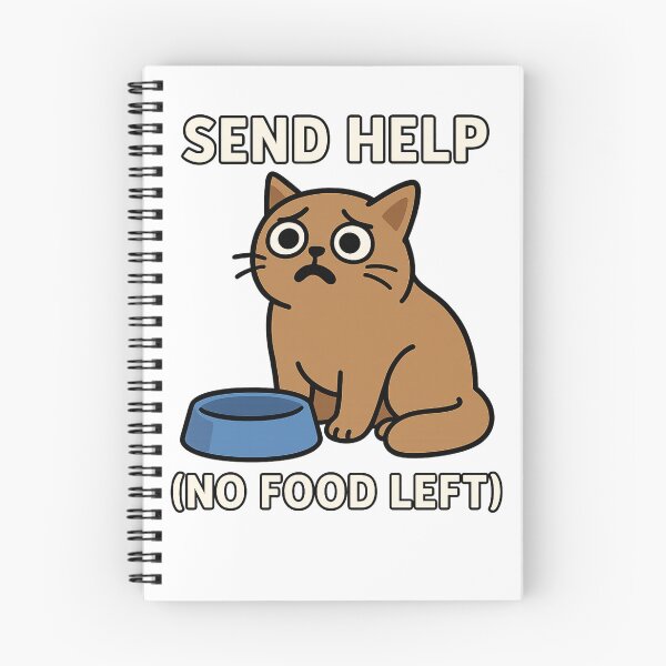 Item preview, Send Help (No Food Left) designed and sold by Big Smile Studio.