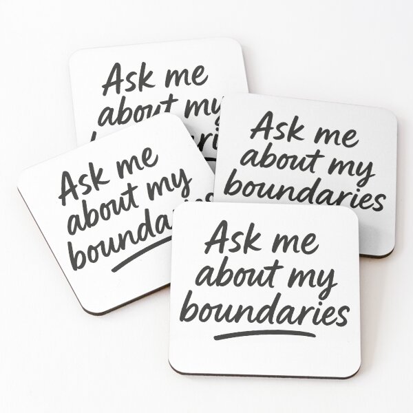 Item preview, Ask me about my boundaries designed and sold by Deep Feels.