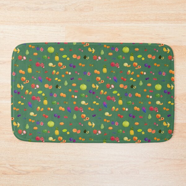 Item preview, Cluster of fruits repeating pattern - dark green designed and sold by Maysoulrose.