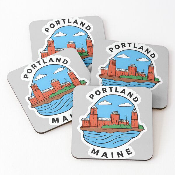 Item preview, Portland, Maine  designed and sold by MattBStickers.