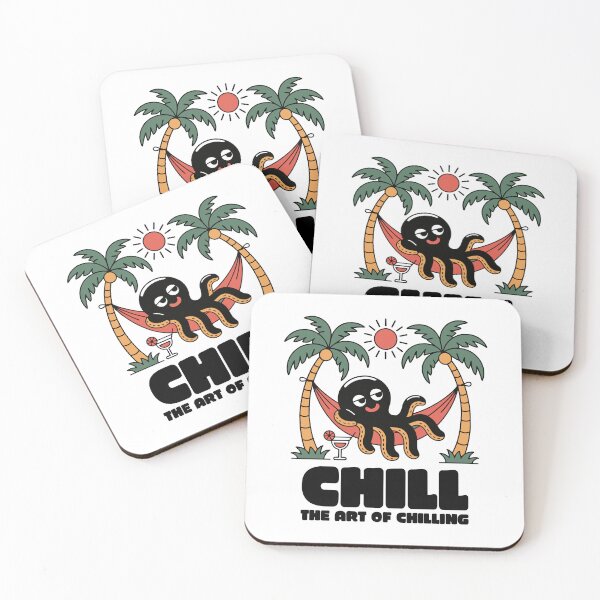 Item preview, Chill Octopus Hammock Design – The Art of Chilling designed and sold by TipTop GFX.