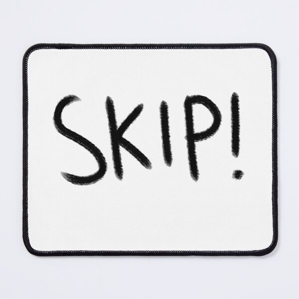 Item preview, SKIP! Minimalist  text art designed and sold by ShinArtDesign.