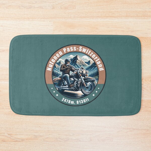 Artikelvorschau, Nufenenpass Schweiz Vintage Motorrad Design entworfen und verkauft von CynthiaGraphics.
