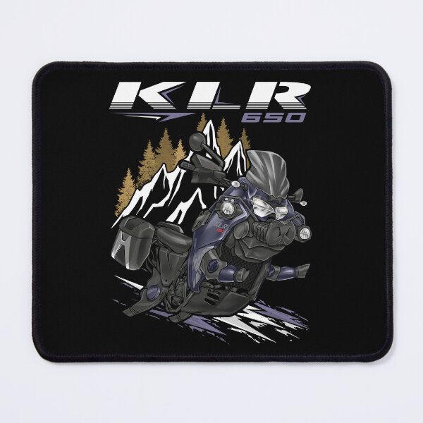 Item preview, Kawasaki KLR650 2024 (Adventure - Metallic Matte Twilight Blue) for Motorcycle Riders designed and sold by MotoApparelHub.