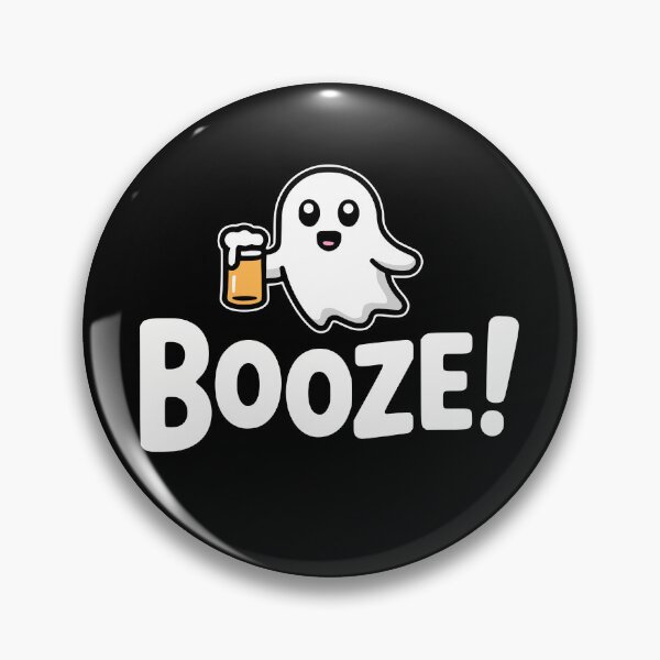 Item preview, Booze! Funny Beer Ghost Pun designed and sold by PMCreative.