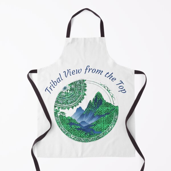Item preview, Tribal View from the Top – Green Mountain Pattern Design designed and sold by PimTribe.