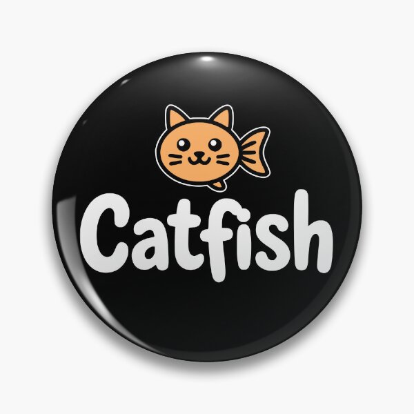 Item preview, Catfish! Cute Funny Fish Pun designed and sold by PMCreative.