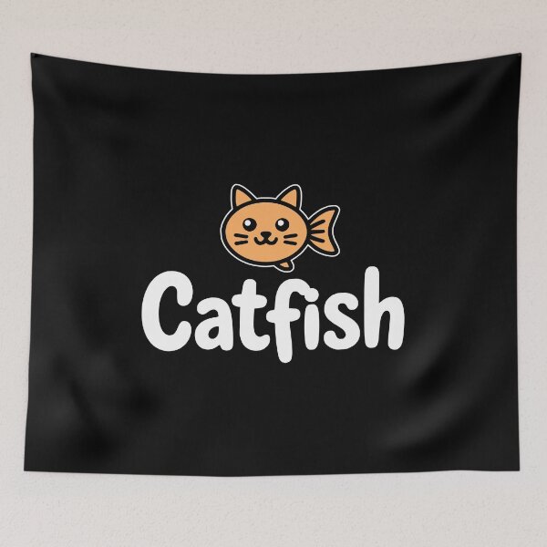 Item preview, Catfish! Cute Funny Fish Pun designed and sold by PMCreative.