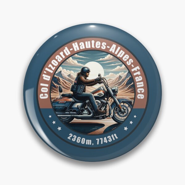 Item preview, Col d'Izoard France Vintage Motorcycling Design designed and sold by CynthiaGraphics.