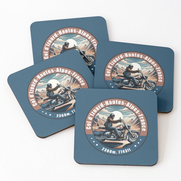 Item preview, Col d'Izoard France Vintage Motorcycling Design designed and sold by CynthiaGraphics.