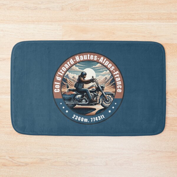 Item preview, Col d'Izoard France Vintage Motorcycling Design designed and sold by CynthiaGraphics.