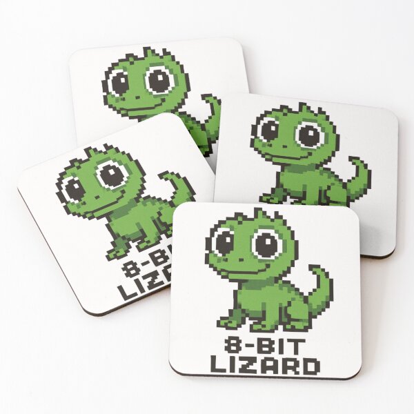 Item preview, Elio Lizard "-bit Lizard" - Pixel Art Meme Graphic designed and sold by Amelia Design.