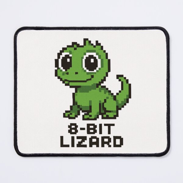 Item preview, Elio Lizard "-bit Lizard" - Pixel Art Meme Graphic designed and sold by Amelia Design.