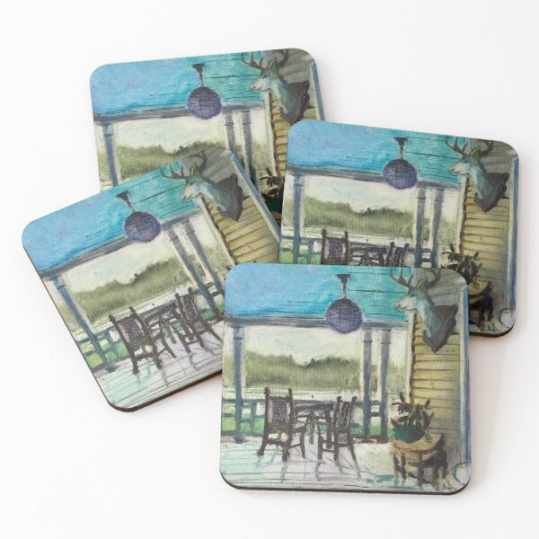 Item preview, Porch at the Main House at the N designed and sold by AdirondackArtist.