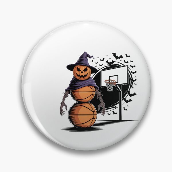 Item preview, Basketball Pumpkin Player Witch Hat Halloween Funny  designed and sold by clothesy7.