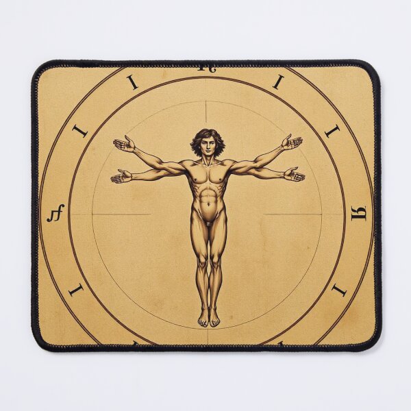 Item preview, AI Da Vinci Vitruvian man designed and sold by LCPcreations.