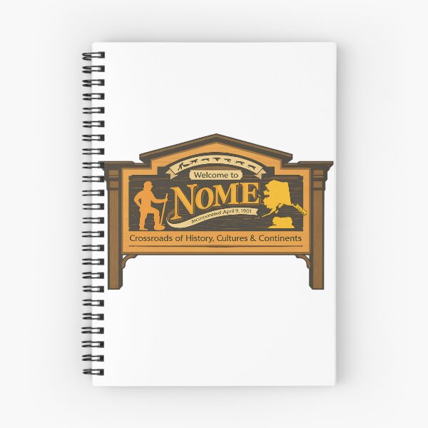 Item preview, Nome Alaska Welcome Sign – Vintage Travel Sticker & Magnet Design designed and sold by ArtSpireWorks.