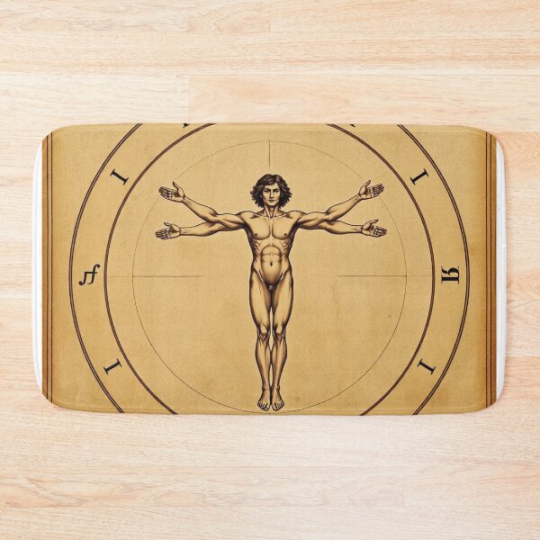 Item preview, AI Da Vinci Vitruvian man designed and sold by LCPcreations.