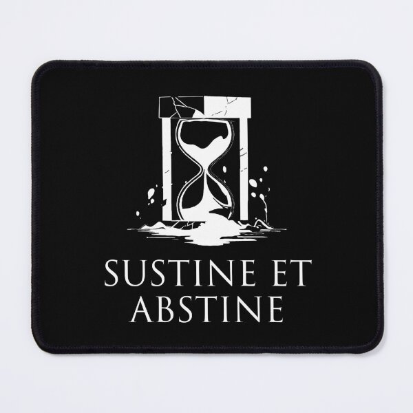 Item preview, Sustine et abstine designed and sold by LaCarroca.