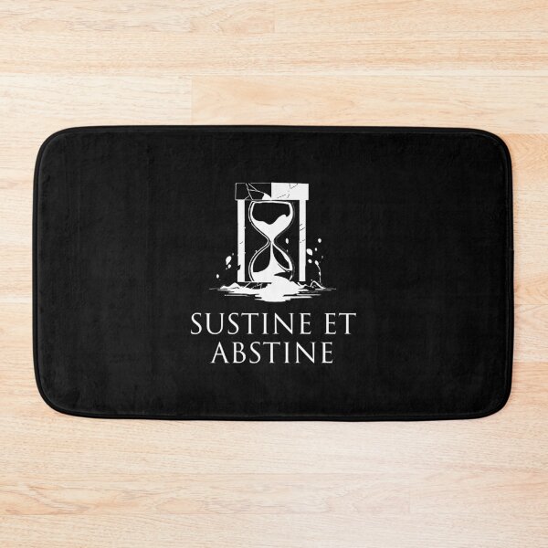 Item preview, Sustine et abstine designed and sold by LaCarroca.