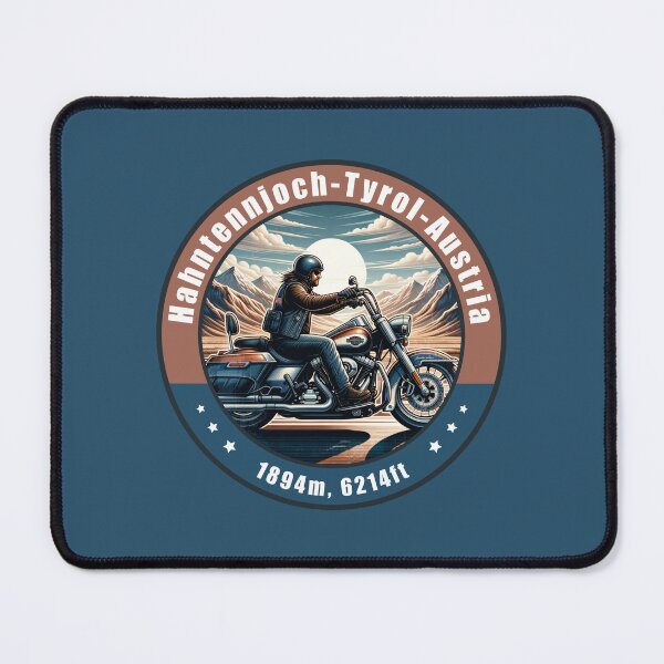 Item preview, Hahntennjoch Austria Vintage Motorcycling Design designed and sold by CynthiaGraphics.