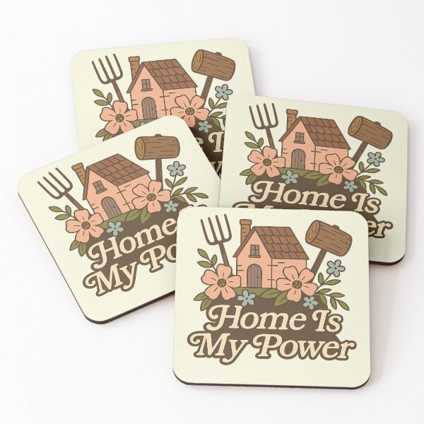 Item preview, Home Is My Power – Rustic Cozy Vintage Floral designed and sold by WojcikDesigners.