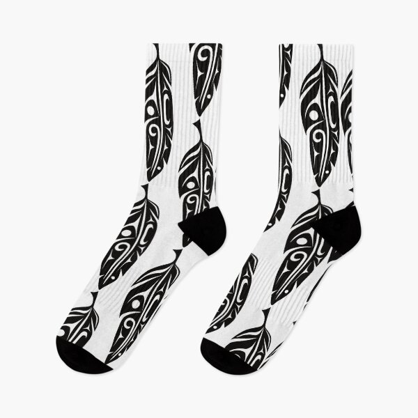 Item preview, Four Feathers (Black) designed and sold by Lou-ann Neel.