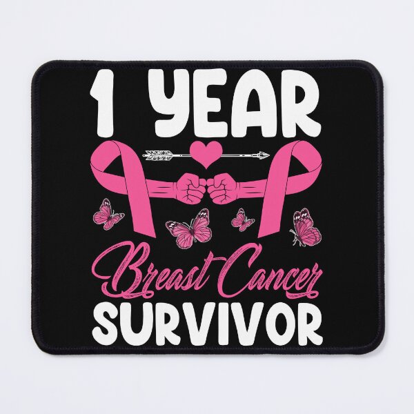 Item preview, 1 Years Survivor Women Breast Cancer Awareness designed and sold by PonceRichey.