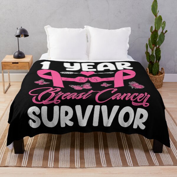Item preview, 1 Years Survivor Women Breast Cancer Awareness designed and sold by PonceRichey.