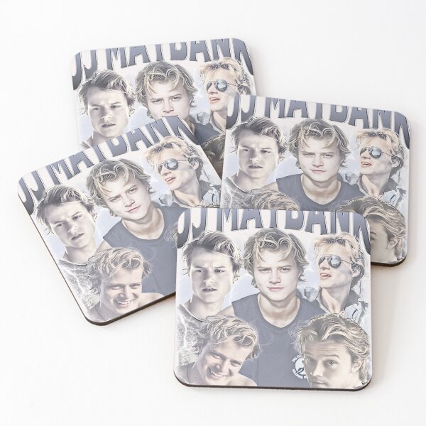 Item preview, Vintage Lightning Collage Art Print: Cool Blond Guy Aesthetic designed and sold by ChelseyKeranART.