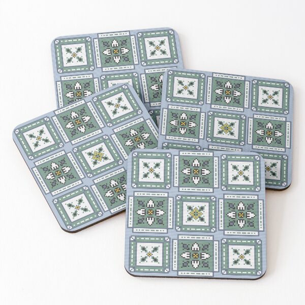 Item preview, Geometric Flower Motif designed and sold by FlyingJackalope.