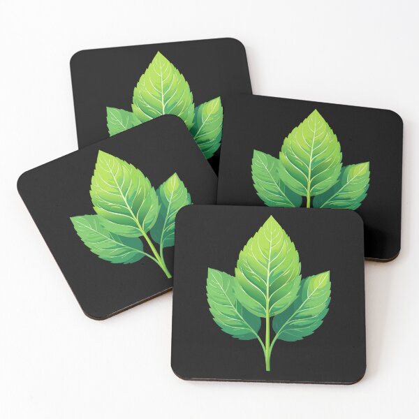 Item preview, Mint Leaves Illustration Plant Art designed and sold by KrisSidDesigns.