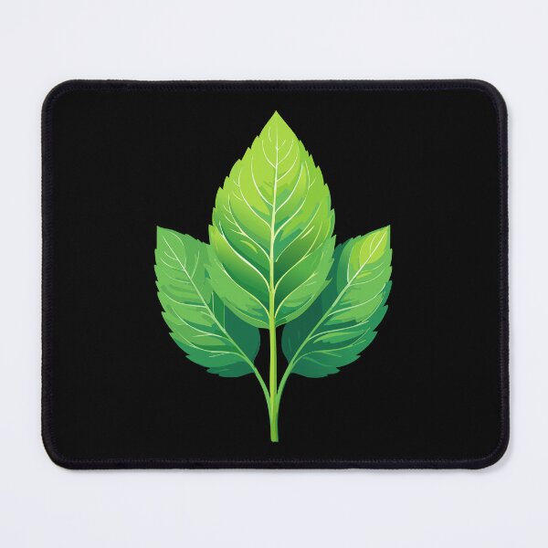 Item preview, Mint Leaves Illustration Plant Art designed and sold by KrisSidDesigns.