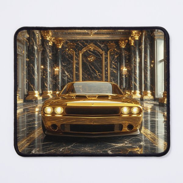 Item preview, Gold Muscle Car Art designed and sold by TheDarkWardrobe.