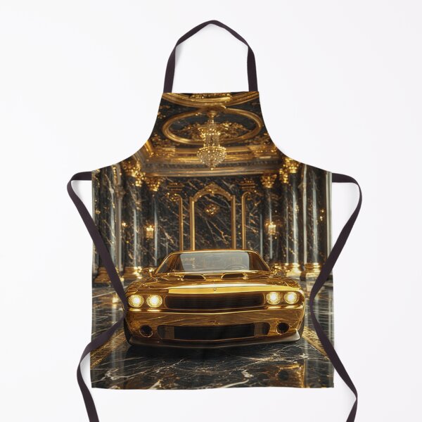 Item preview, Gold Muscle Car Art  designed and sold by TheDarkWardrobe.