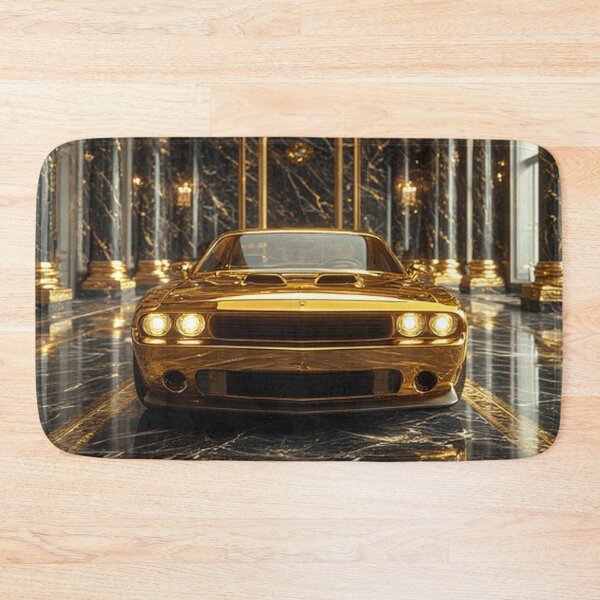 Item preview, Gold Muscle Car Art  designed and sold by TheDarkWardrobe.