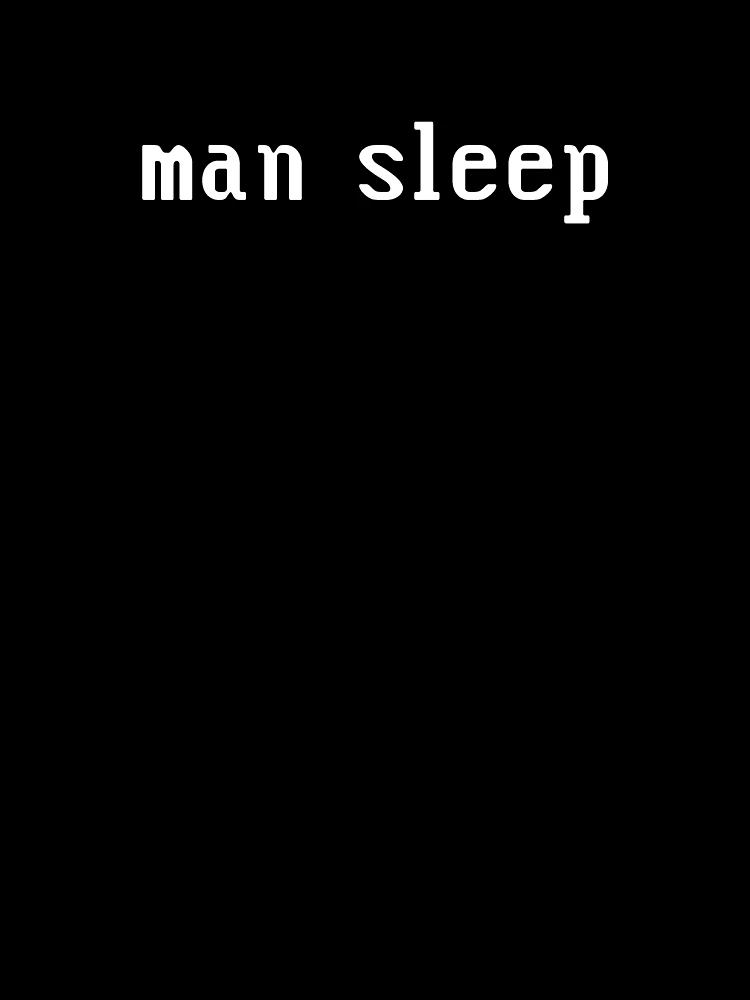 Thumbnail 7 of 7, Oversized T-Shirt, Man Sleep Linux Command - Linux Tech Humor Devops Sysadmin Backend Developer designed and sold by Chengly.