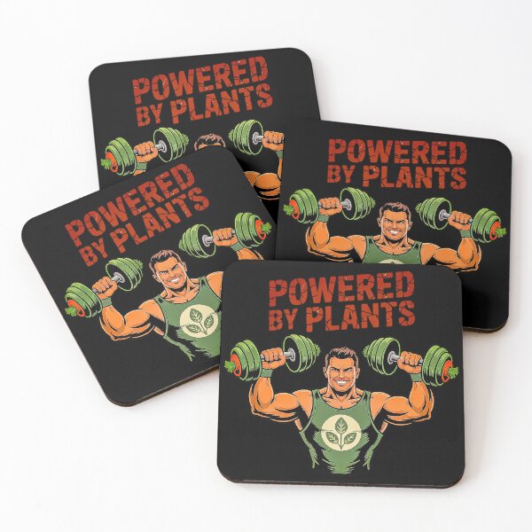 Item preview, Powered By Plants Vegan Strength World Vegan Day designed and sold by Amanda's Factory.