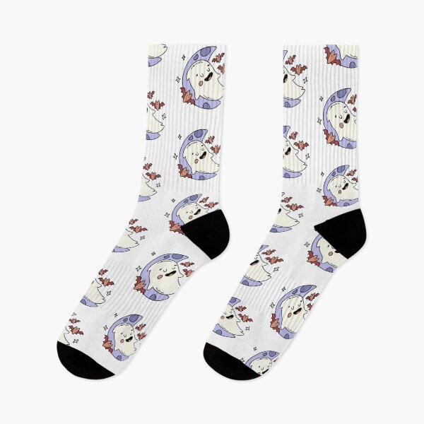 Item preview, Happy Ghost and Bats designed and sold by Panna Limon Store.