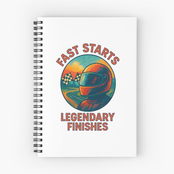 Item preview, Fast Starts - Legendary Finishes - Motorsport designed and sold by inkNext.